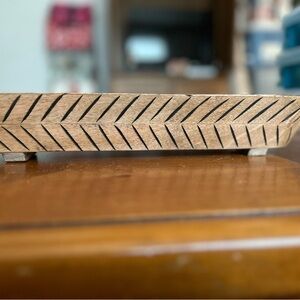 Handcrafted Brown Wooden Tray